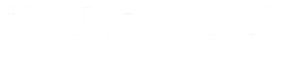 Itchi tech logo blanco sin fondo